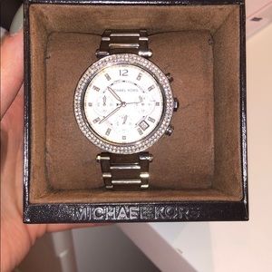 Michael Kors Parker watch in silver
